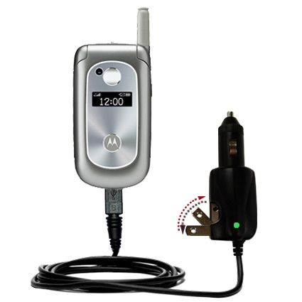 Car & Home 2 in 1 Charger compatible with the Motorola V323i