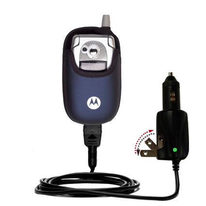 Car & Home 2 in 1 Charger compatible with the Motorola V540
