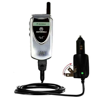 Car & Home 2 in 1 Charger compatible with the Motorola V60