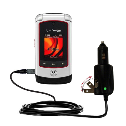 Car & Home 2 in 1 Charger compatible with the Motorola V750