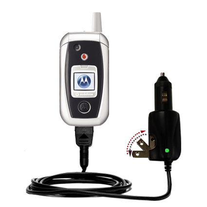 Car & Home 2 in 1 Charger compatible with the Motorola V980