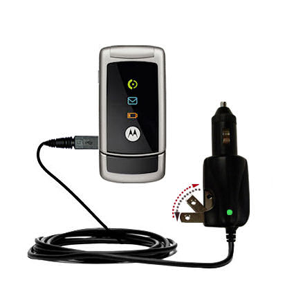 Car & Home 2 in 1 Charger compatible with the Motorola W220