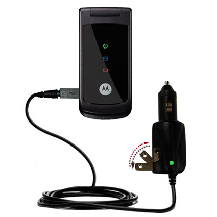 Car & Home 2 in 1 Charger compatible with the Motorola W260g