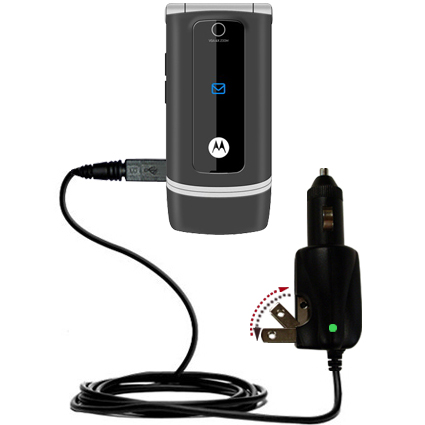 Car & Home 2 in 1 Charger compatible with the Motorola W375