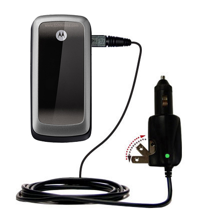 Car & Home 2 in 1 Charger compatible with the Motorola WX265