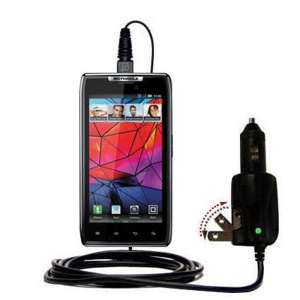Car & Home 2 in 1 Charger compatible with the Motorola XT912
