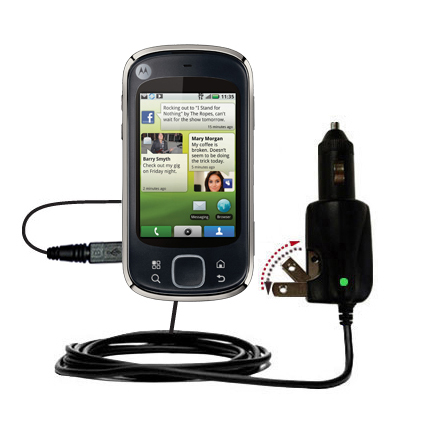 Car & Home 2 in 1 Charger compatible with the Motorola Zeppelin