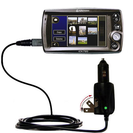 Car & Home 2 in 1 Charger compatible with the Navman iCN 720