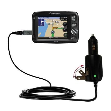 Car & Home 2 in 1 Charger compatible with the Navman N40i