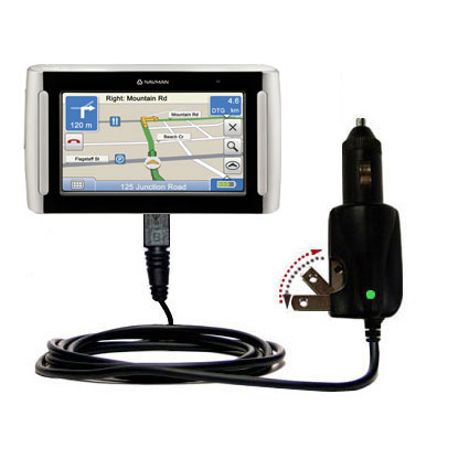 Car & Home 2 in 1 Charger compatible with the Navman S80