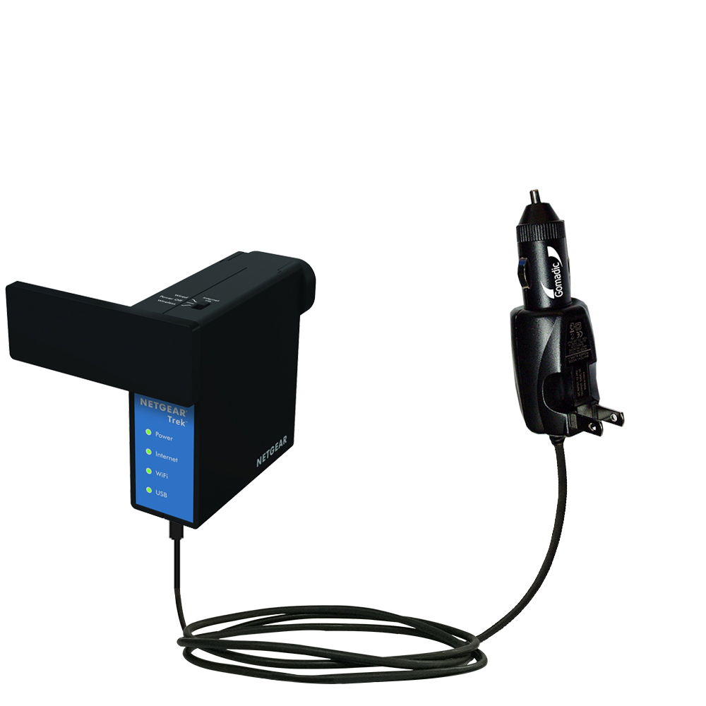 Car & Home 2 in 1 Charger compatible with the Netgear Trek N300 PR2000