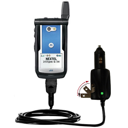 Car & Home 2 in 1 Charger compatible with the Nextel i860