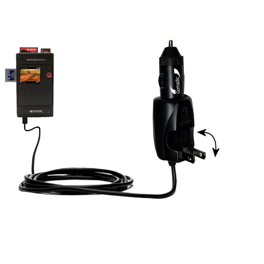 Car & Home 2 in 1 Charger compatible with the Nexto Di Extreme ND-2725 / ND2725