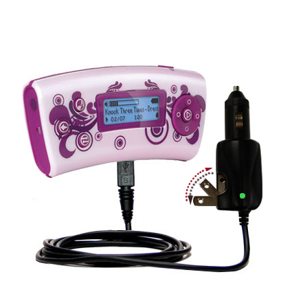 Car & Home 2 in 1 Charger compatible with the Nickelodean Spongebob Squarepants MP3 Player