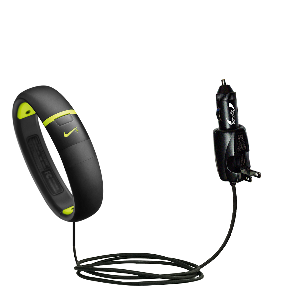 Car & Home 2 in 1 Charger compatible with the Nike Fuelband SE
