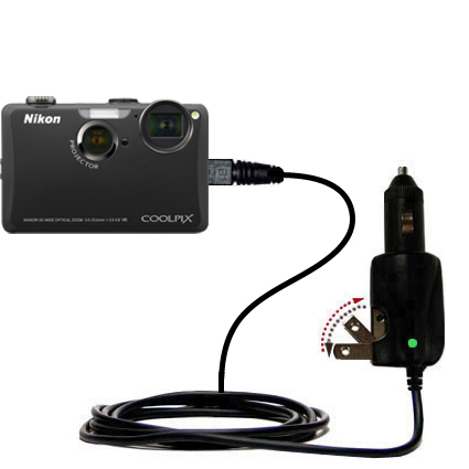 Car & Home 2 in 1 Charger compatible with the Nikon Coolpix S1100pj