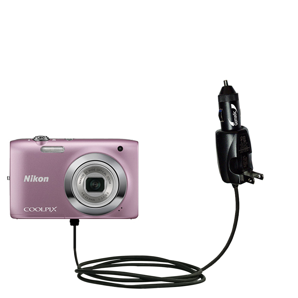 Car & Home 2 in 1 Charger compatible with the Nikon Coolpix S2600