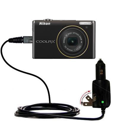 Car & Home 2 in 1 Charger compatible with the Nikon Coolpix S640