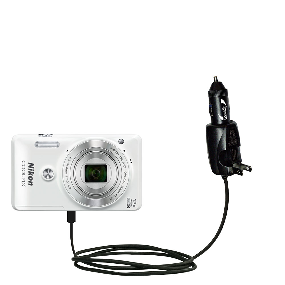 Car & Home 2 in 1 Charger compatible with the Nikon Coolpix S6900