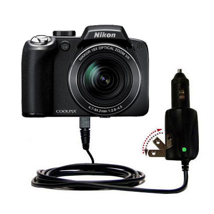 Car & Home 2 in 1 Charger compatible with the Nikon Coolpix S80