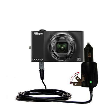 Car & Home 2 in 1 Charger compatible with the Nikon Coolpix S8000