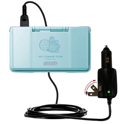 Gomadic Car and Wall Charger Essential Kit suitable for the Nintendo DSi -  Includes both AC Wall and DC Car Charging Options with TipExchange