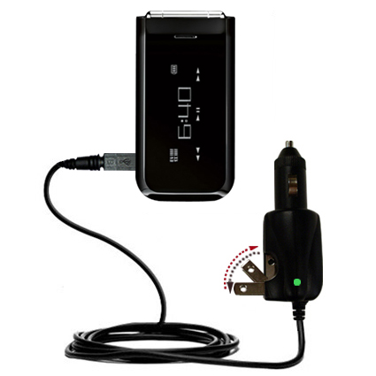 Car & Home 2 in 1 Charger compatible with the Nokia 7205 Intrigue