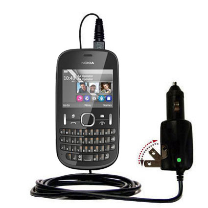 Car & Home 2 in 1 Charger compatible with the Nokia Asha 201