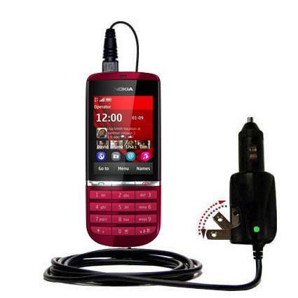 Car & Home 2 in 1 Charger compatible with the Nokia Asha 300