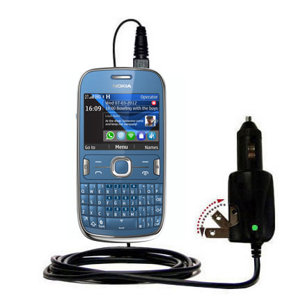 Car & Home 2 in 1 Charger compatible with the Nokia Asha 302