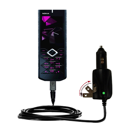 Car & Home 2 in 1 Charger compatible with the Nokia Crystal Prism