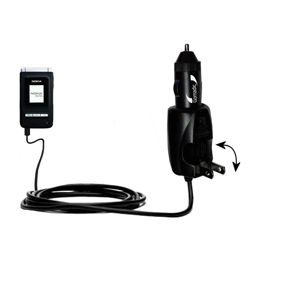 Car & Home 2 in 1 Charger compatible with the Nokia N75 N79