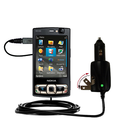 Car & Home 2 in 1 Charger compatible with the Nokia N85