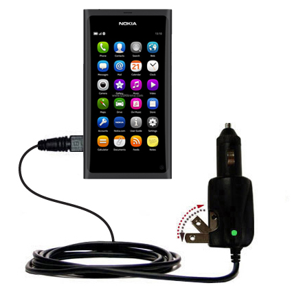 Car & Home 2 in 1 Charger compatible with the Nokia N9