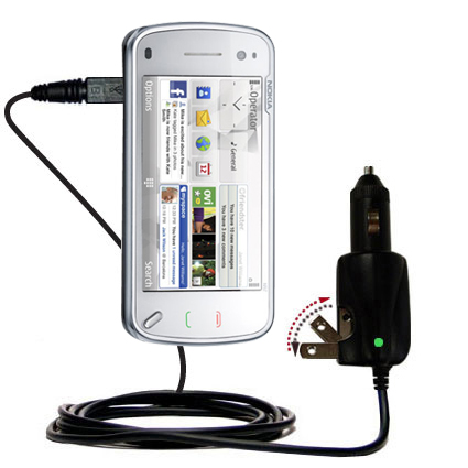 Car & Home 2 in 1 Charger compatible with the Nokia N97 Mini
