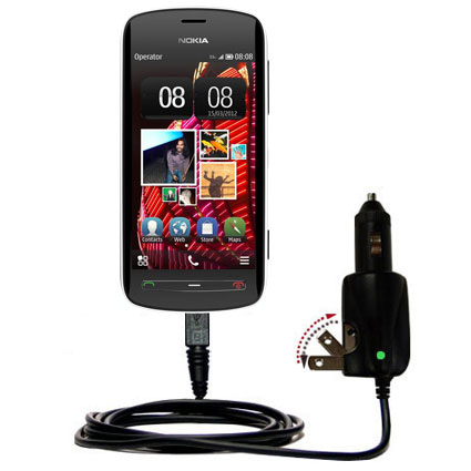 Car & Home 2 in 1 Charger compatible with the Nokia PureView / RM-807