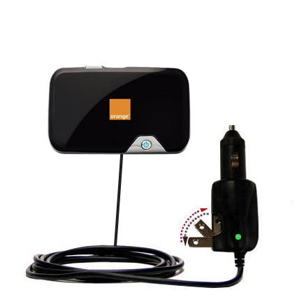 Intelligent Dual Purpose DC Vehicle and AC Home Wall Charger suitable for the Novatel MIFI 3352 - Two critical functions; one unique charger - Uses Gomadic Brand TipExchange Technology