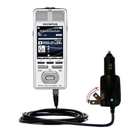 Car & Home 2 in 1 Charger compatible with the Olympus DM-2