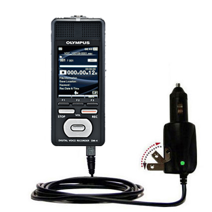 Car & Home 2 in 1 Charger compatible with the Olympus DM-4