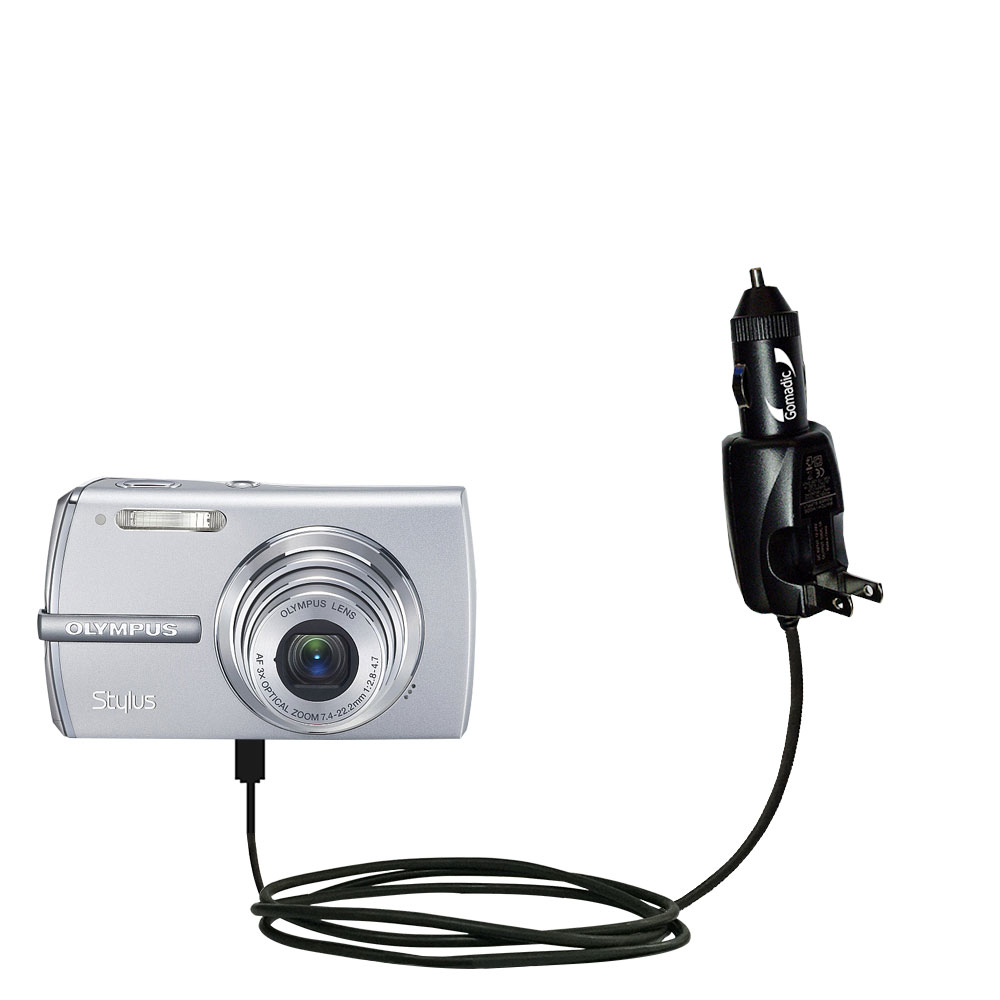 Car & Home 2 in 1 Charger compatible with the Olympus Stylus 1200