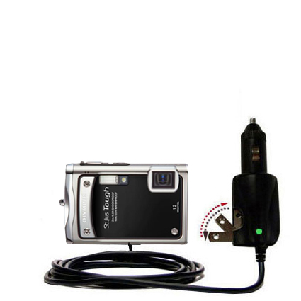 Car & Home 2 in 1 Charger compatible with the Olympus STYLUS TOUGH 8000