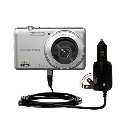 Car & Home 2 in 1 Charger compatible with the Olympus VG-110