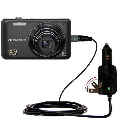 Car & Home 2 in 1 Charger compatible with the Olympus VG-120