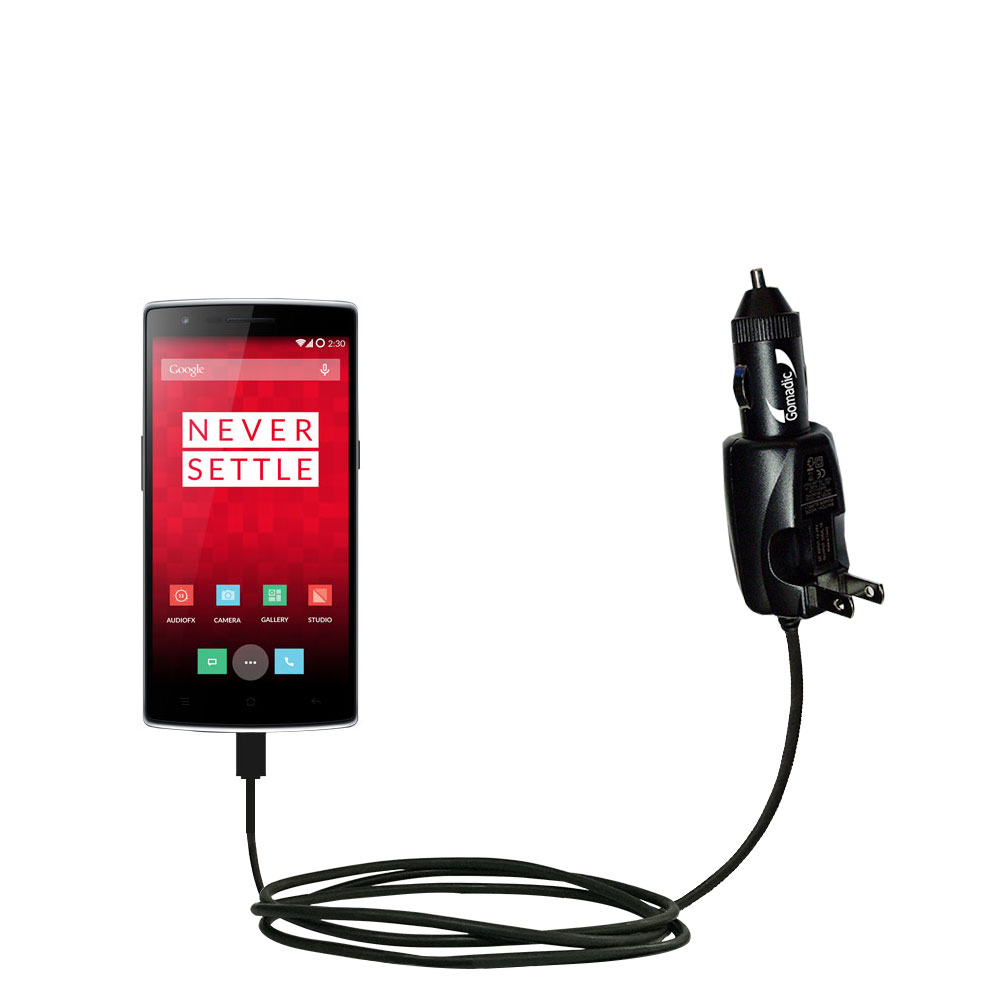Car & Home 2 in 1 Charger compatible with the OnePlus One