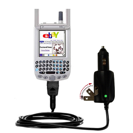 Car & Home 2 in 1 Charger compatible with the Palm palm Treo 300