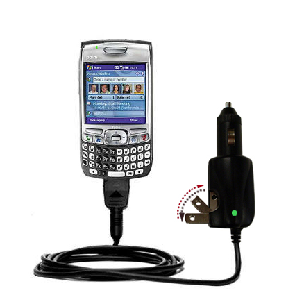 Car & Home 2 in 1 Charger compatible with the Palm Palm Treo 750v