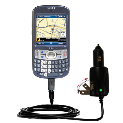 Car & Home 2 in 1 Charger compatible with the Palm Treo 800w