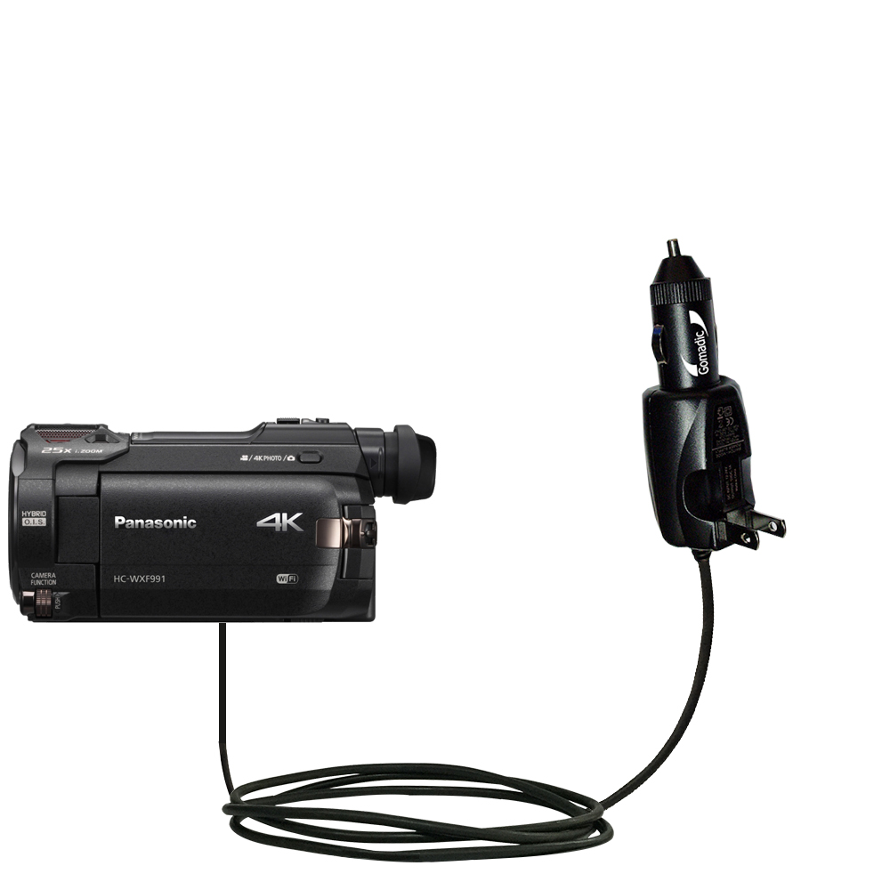 Car & Home 2 in 1 Charger compatible with the Panasonic HC-VX981
