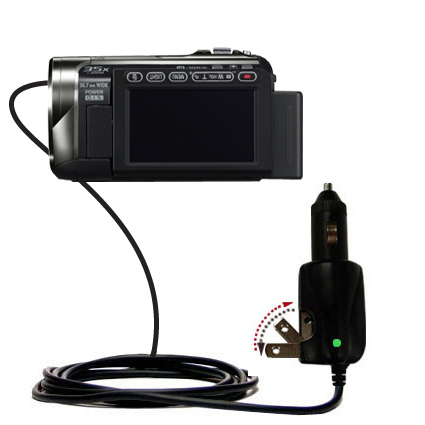 Car & Home 2 in 1 Charger compatible with the Panasonic HDC-TM60 Video Camera