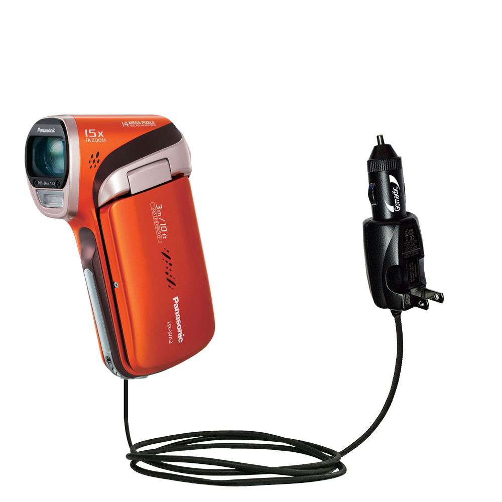 Car & Home 2 in 1 Charger compatible with the Panasonic HX-WA2